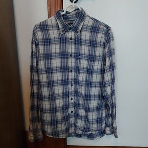 Lands' End Large Plaid Shirt